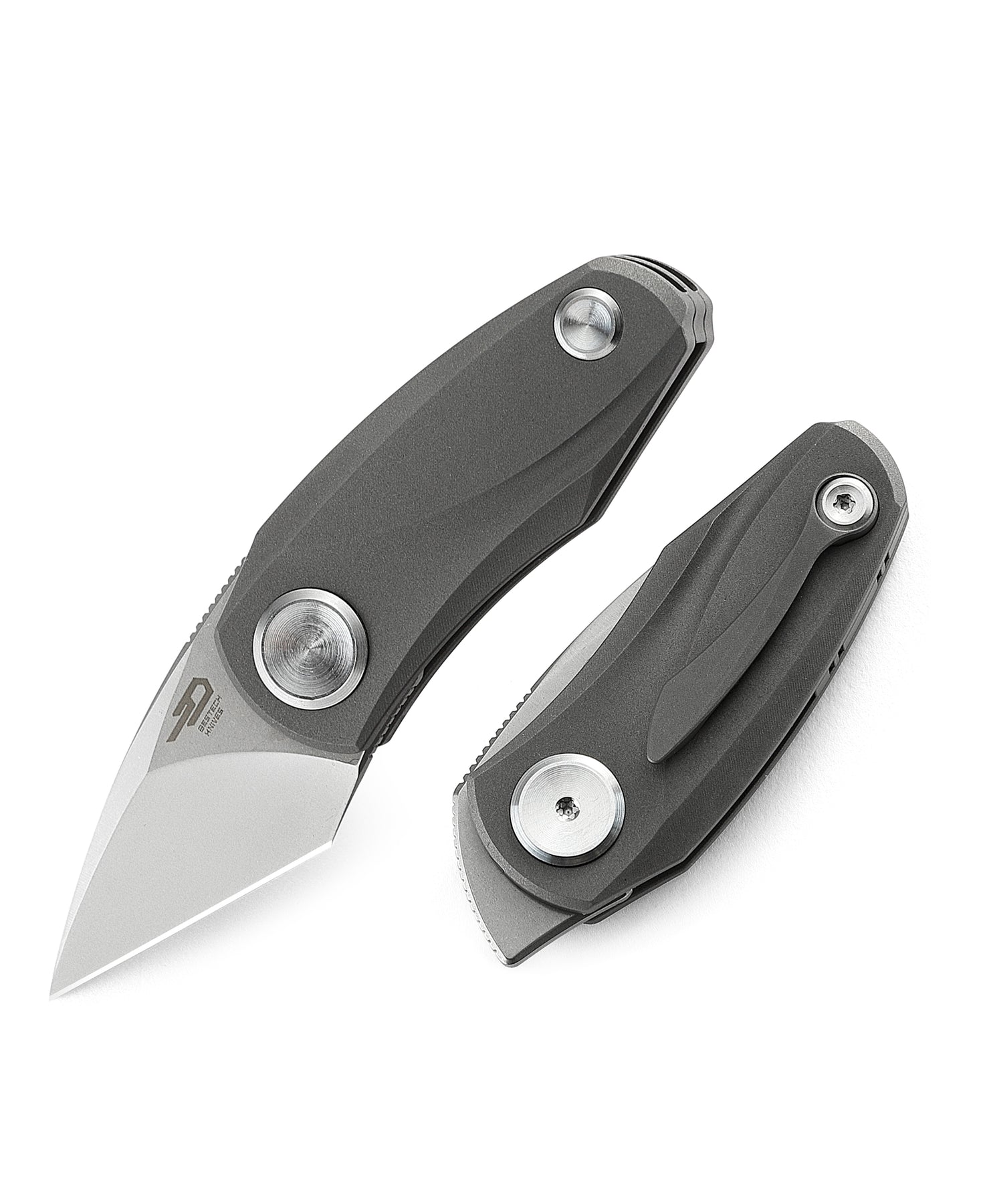 Bestech Tulip BT1912E M390 Blade Titanium Handle Double Detent Lock Folding Knife