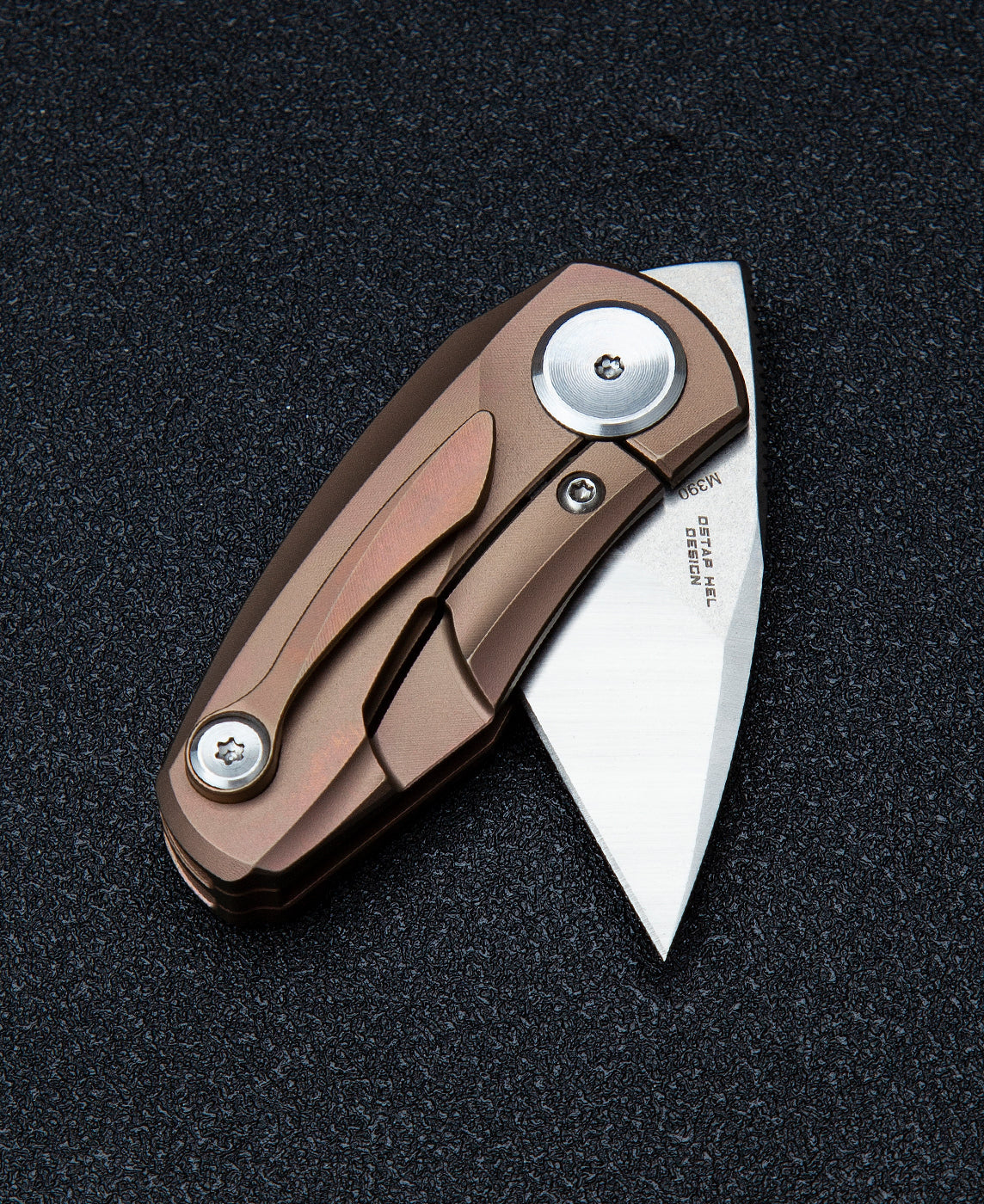 Bestech Tulip BT1913D M390 Blade Titanium Handle Frame Lock Folding Knife