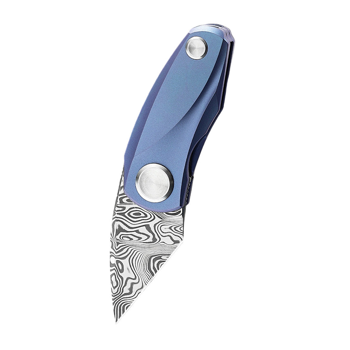 Bestech Tulip BT1913G Damascus Blade Titanium Handle Frame Lock Folding Knife