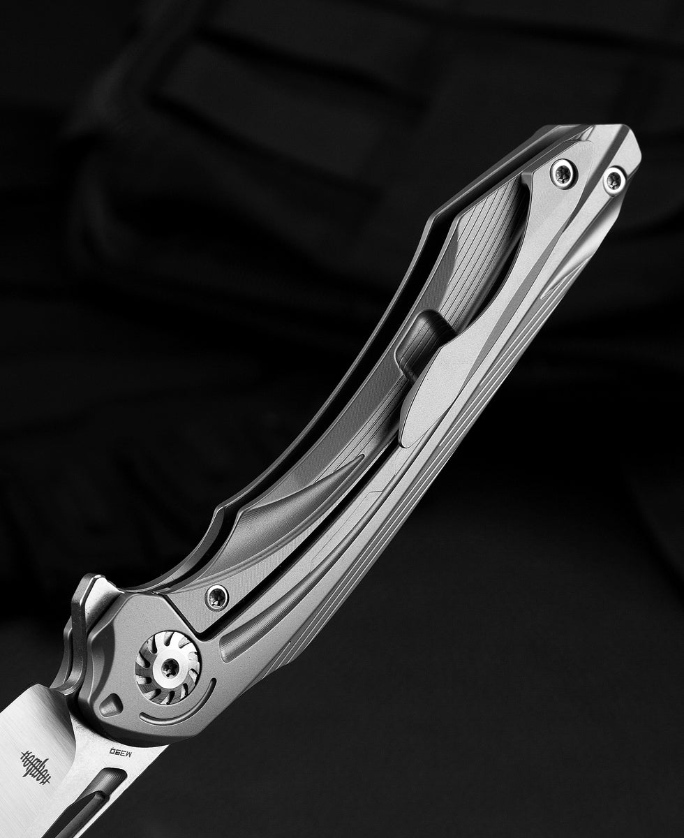 Bestech Wibra BT2001A M390 Blade Titanium Handle Frame Lock Folding Knife