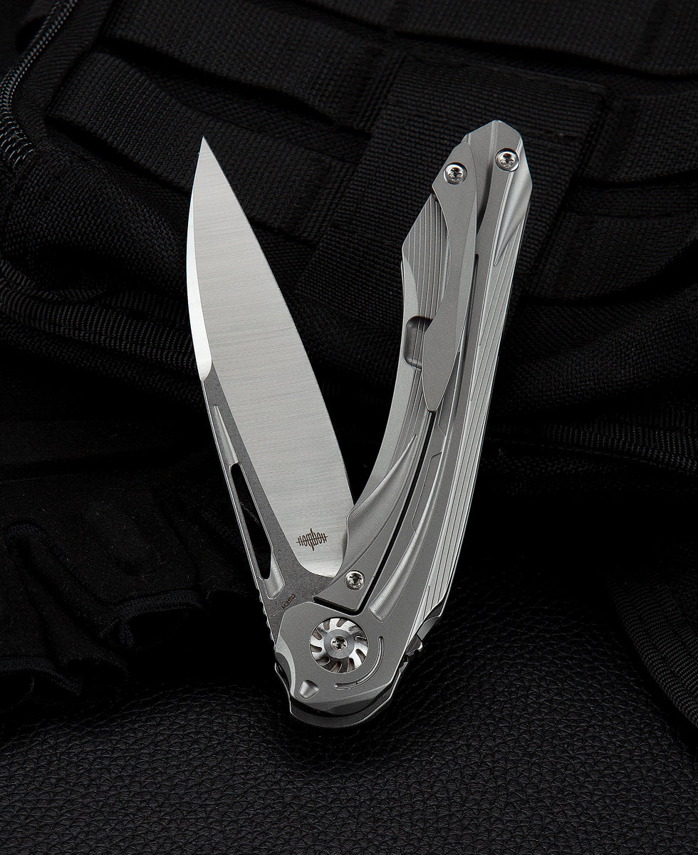 Bestech Wibra BT2001A M390 Blade Titanium Handle Frame Lock Folding Knife