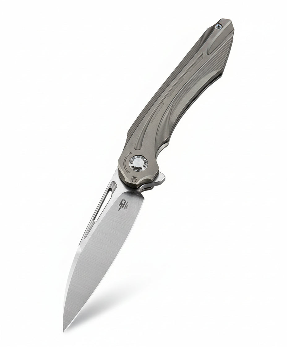 Bestech Wibra BT2001D M390 Blade Titanium Handle Frame Lock Folding Knife
