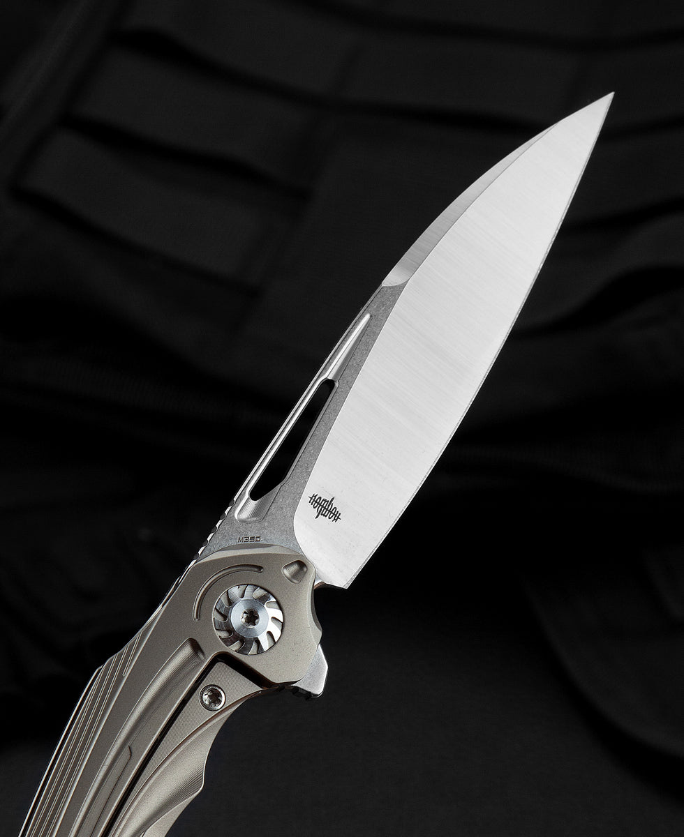 Bestech Wibra BT2001D M390 Blade Titanium Handle Frame Lock Folding Knife