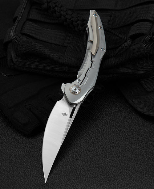 Bestech Marukka BT2002A M390 Blade Titanium Handle Frame Lock Folding Knife