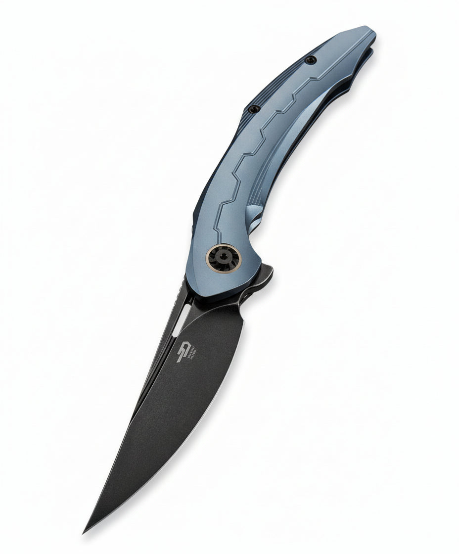 Bestech Marukka BT2002B M390 Blade Titanium Handle Frame Lock Folding Knife