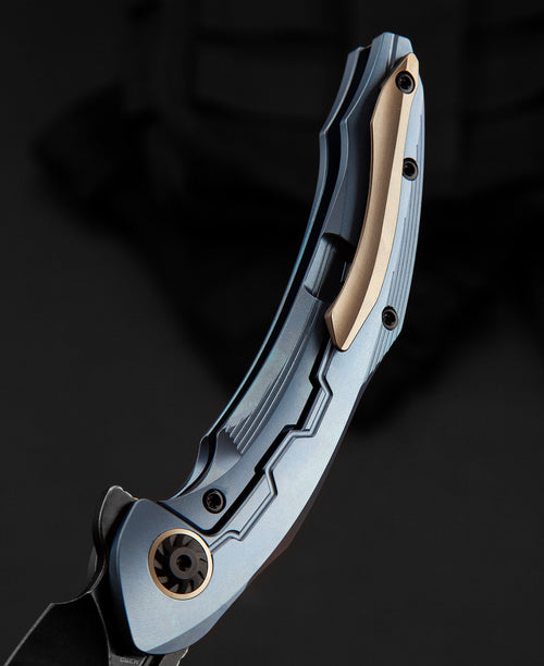 Bestech Marukka BT2002B M390 Blade Titanium Handle Frame Lock Folding Knife