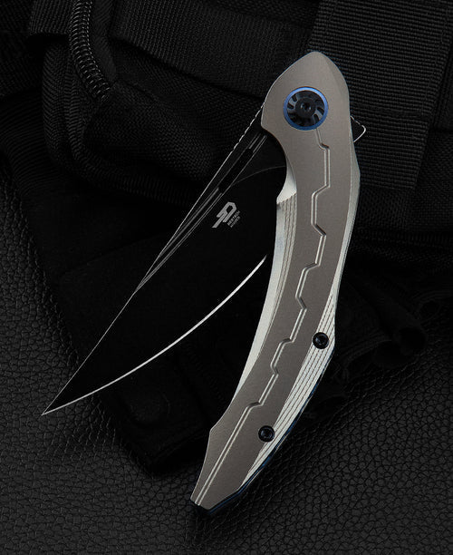 Bestech Marukka BT2002C M390 Blade Titanium Handle Frame Lock Folding Knife