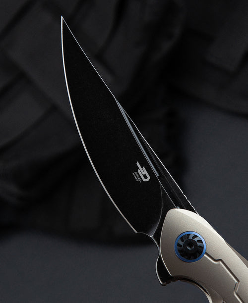 Bestech Marukka BT2002C M390 Blade Titanium Handle Frame Lock Folding Knife