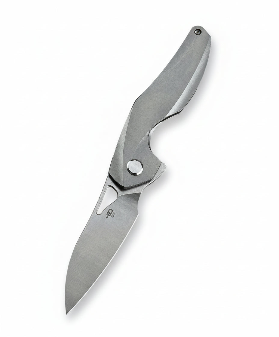 Bestech The Reticulan (Medium) BT2003A CPM-S35VN Blade Titanium Handle Frame Lock Folding Knife