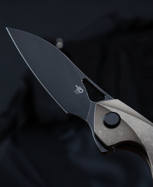 Bestech The Reticulan (Medium) BT2003C CPM-S35VN Blade Titanium Handle Frame Lock Folding Knife