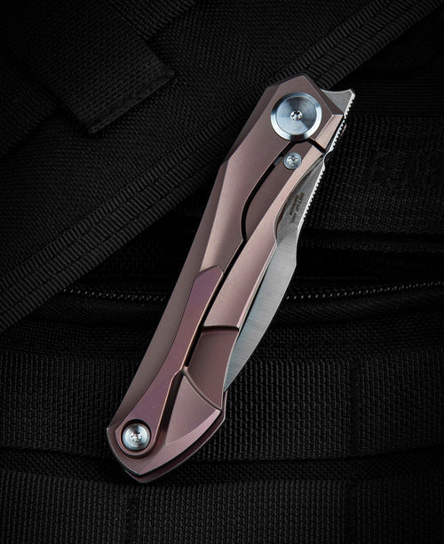 Bestech IVY BT2004C CPM-S35VN Blade Titanium Handle Frame Lock Folding Knife
