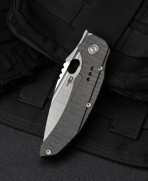 Bestech Exploit BT2005D CPM-S35VN Blade Titanium Handle Frame Lock Folding Knife