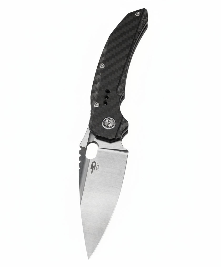 Bestech Exploit BT2005E CPM-S35VN Blade Titanium+Carbon Fiber Handle Frame Lock Folding Knife