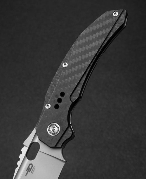 Bestech Exploit BT2005F CPM-S35VN Blade Titanium+Carbon Fiber Handle Frame Lock Folding Knife
