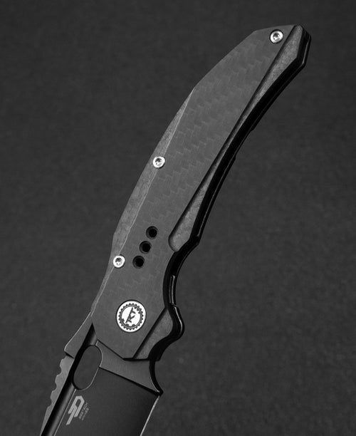 Bestech Exploit BT2005G CPM-S35VN Blade Titanium+Carbon Fiber Handle Frame Lock Folding Knife