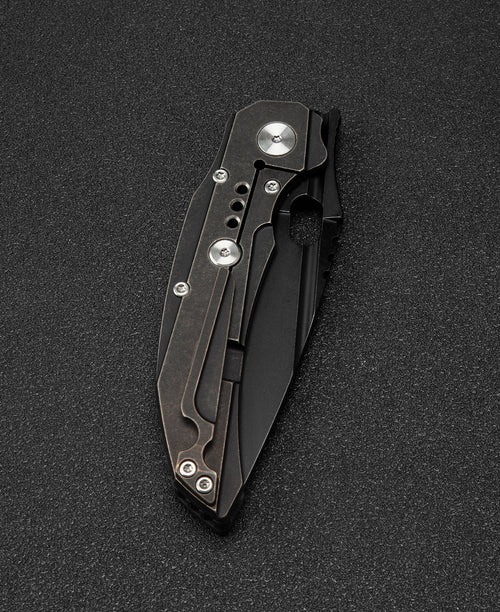 Bestech Exploit BT2005G CPM-S35VN Blade Titanium+Carbon Fiber Handle Frame Lock Folding Knife