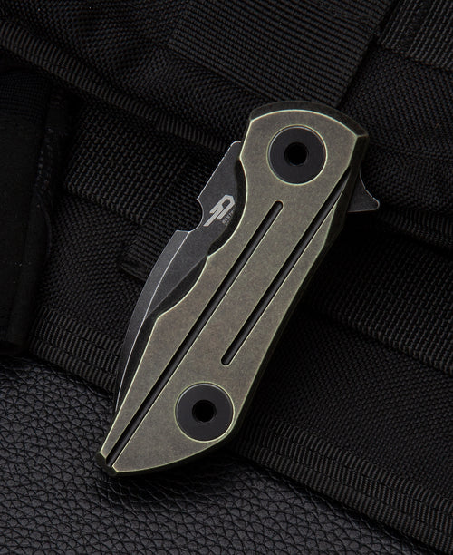 Bestech 2500 Delta BT2006D CPM-S35VN Titanium Handle Blade Frame Lock Folding Knife