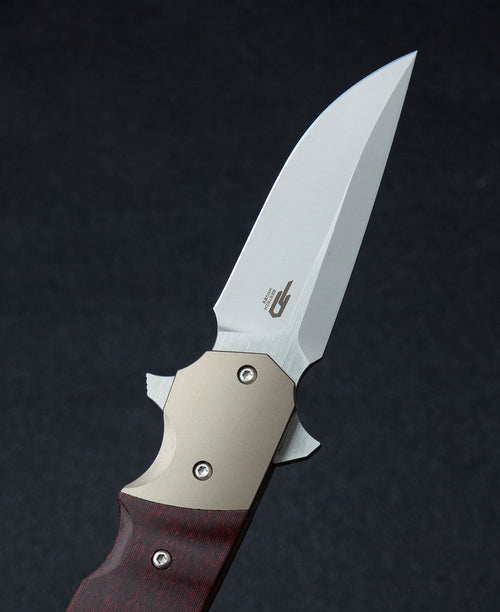 Bestech Freefall BT2007D CPM-S35VN Blade Titanium+Black Orange G10 Handle Liner lock Folding Knife