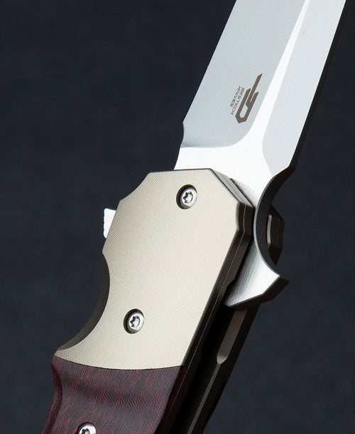 Bestech Freefall BT2007D CPM-S35VN Blade Titanium+Black Orange G10 Handle Liner lock Folding Knife