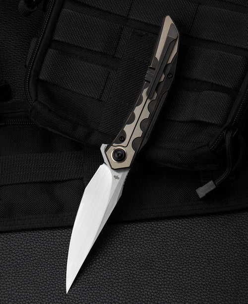 Bestech Samari BT2009D M390 Blade Titanium Handle Frame Lock Folding Knife
