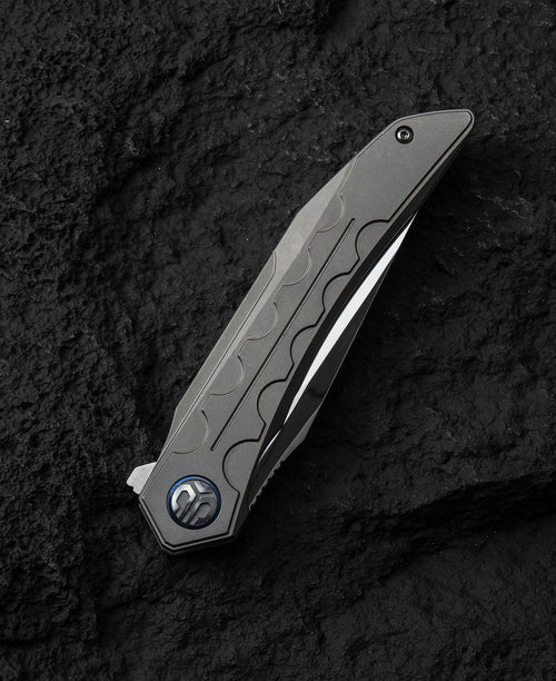 Bestech Samari BT2009E M390 Blade Titanium Handle Frame Lock Folding Knife