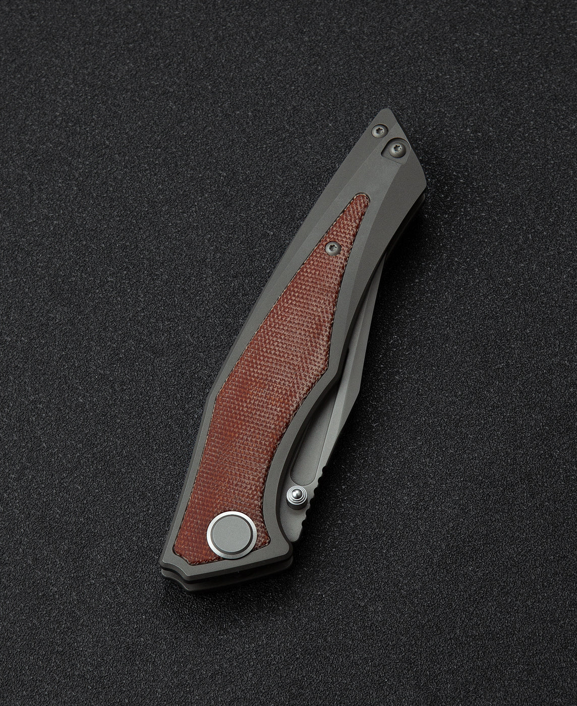 Bestech Togatta BT2102A M390 Blade Titanium+Micarta Inlay Handle Frame Lock Folding Knife