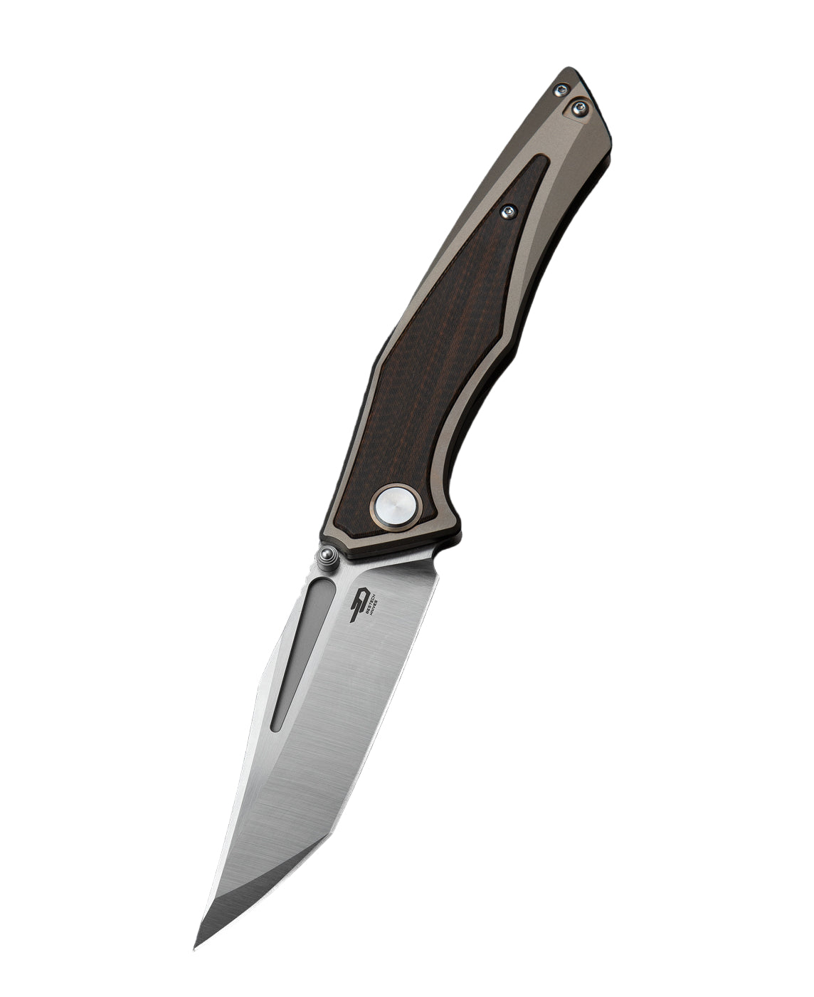 Bestech Togatta BT2102C M390 Blade Titanium+Carbon Fiber Inlay Handle Frame Lock Folding Knife