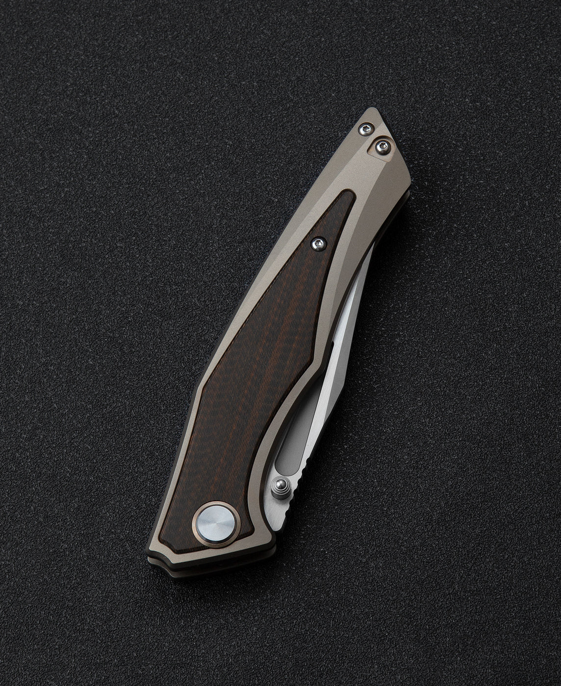 Bestech Togatta BT2102C M390 Blade Titanium+Carbon Fiber Inlay Handle Frame Lock Folding Knife