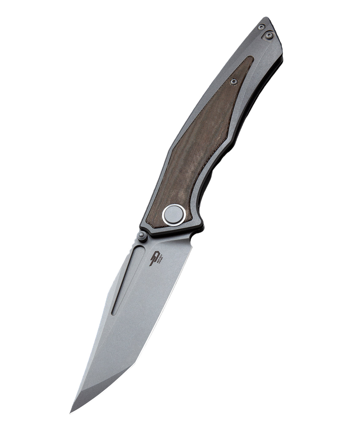 Bestech Togatta BT2102D M390 Blade Titanium+Micarta Inlay Handle Frame Lock Folding Knife