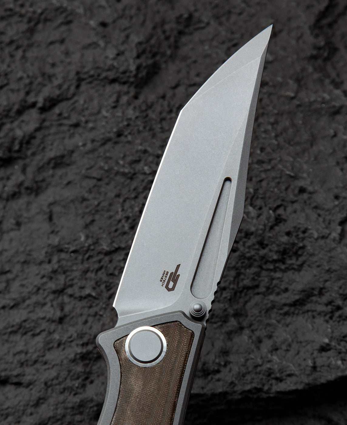 Bestech Togatta BT2102D M390 Blade Titanium+Micarta Inlay Handle Frame Lock Folding Knife