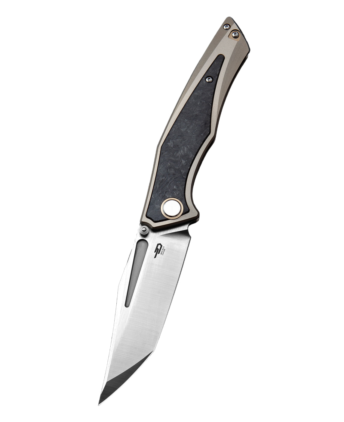 Bestech Togatta BT2102F M390 Blade Titanium+Carbon Fiber Inlay Handle Frame Lock Folding Knife