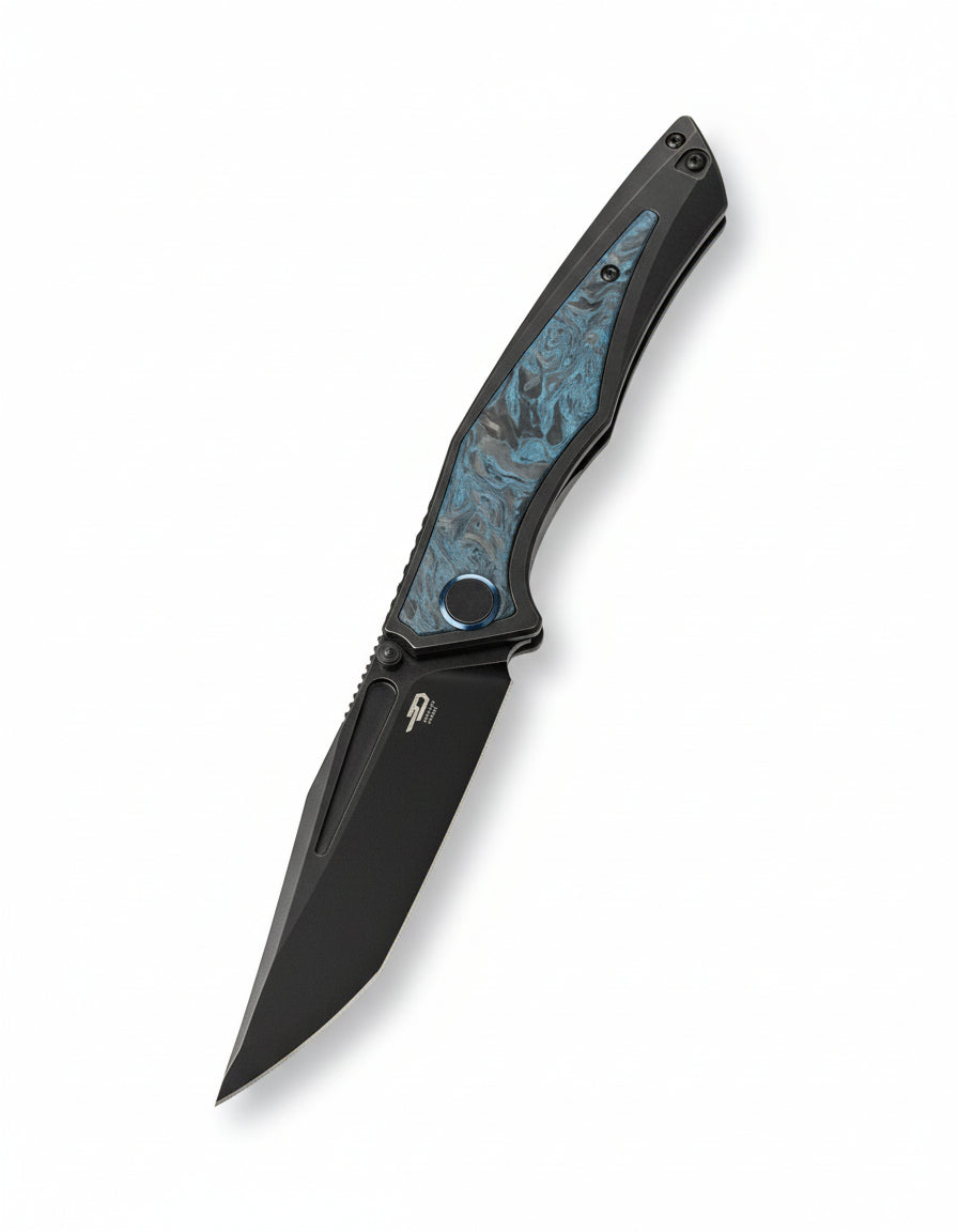 Bestech Togatta BT2102H M390 Blade Titanium+Carbon Fiber Inlay Handle Frame Lock Folding Knife