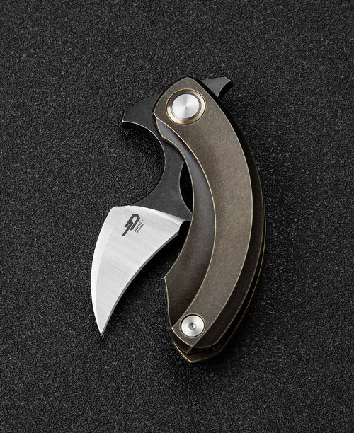 Bestech Strelit BT2103B CPM-S35VN Blade Titanium Handle Frame Lock Folding Knife