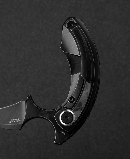 Bestech Strelit BT2103F M390 Blade Titanium+Black Red Marble Carbon Fiber Inlay Handle Frame Lock Folding Knife