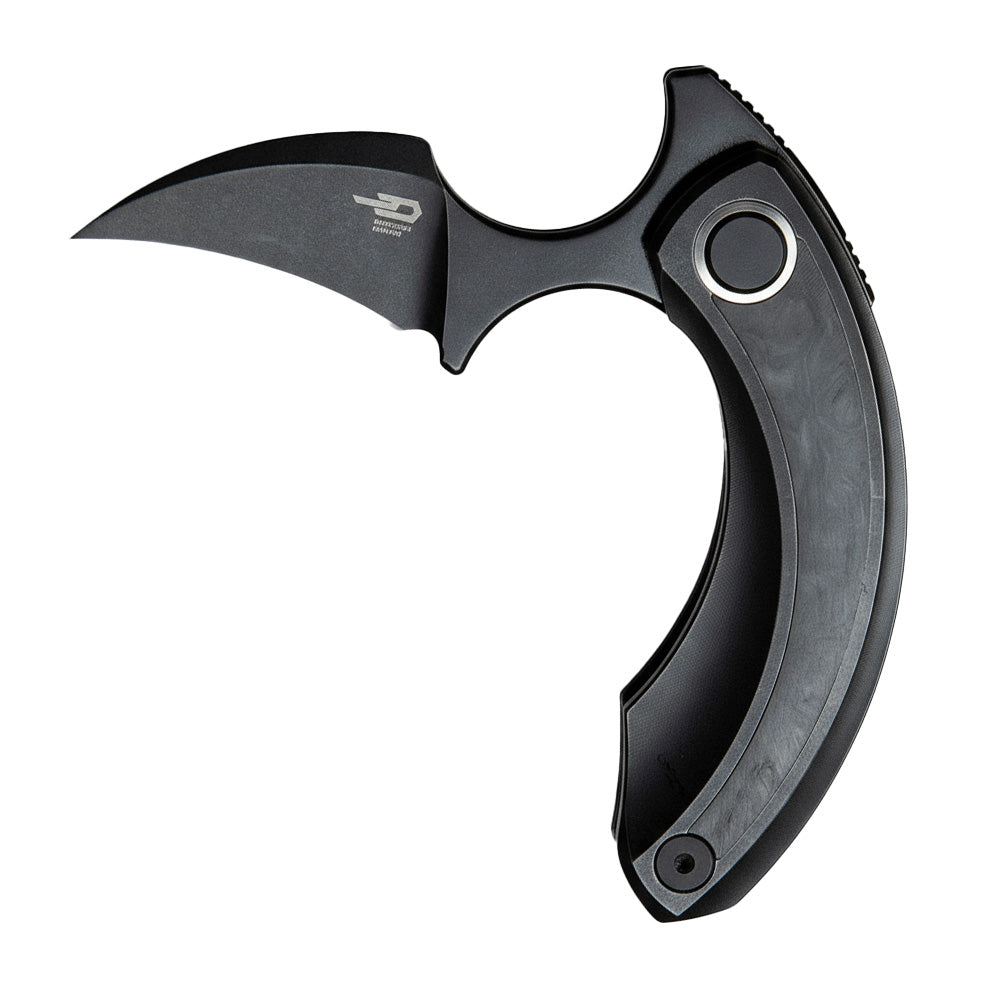 Bestech Strelit BT2103L M390 Blade Titanium+Carbon Fiber Inlay Handle Frame Lock Folding Knife