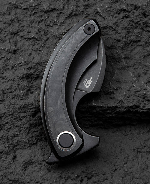 Bestech Strelit BT2103L M390 Blade Titanium+Carbon Fiber Inlay Handle Frame Lock Folding Knife