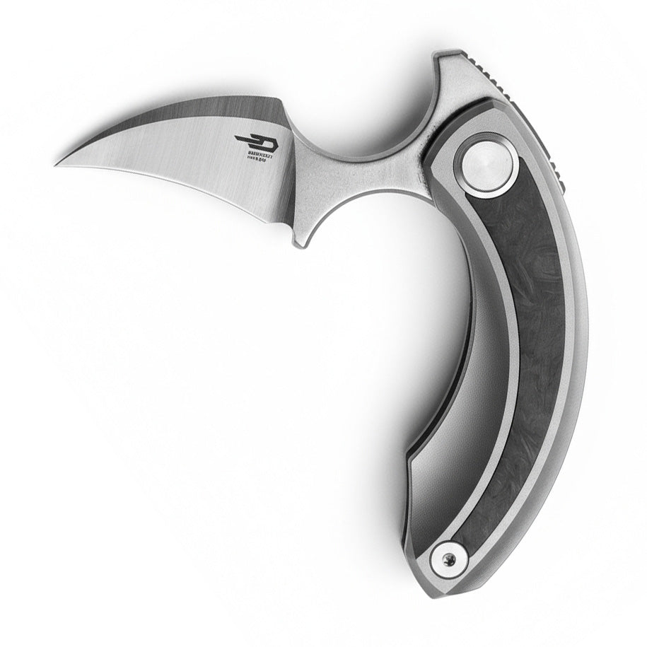 Bestech Strelit BT2103M M390 Blade Titanium+Carbon Fiber Inlay Handle Frame Lock Folding Knife