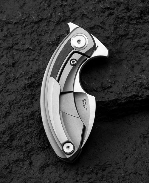 Bestech Strelit BT2103M M390 Blade Titanium+Carbon Fiber Inlay Handle Frame Lock Folding Knife