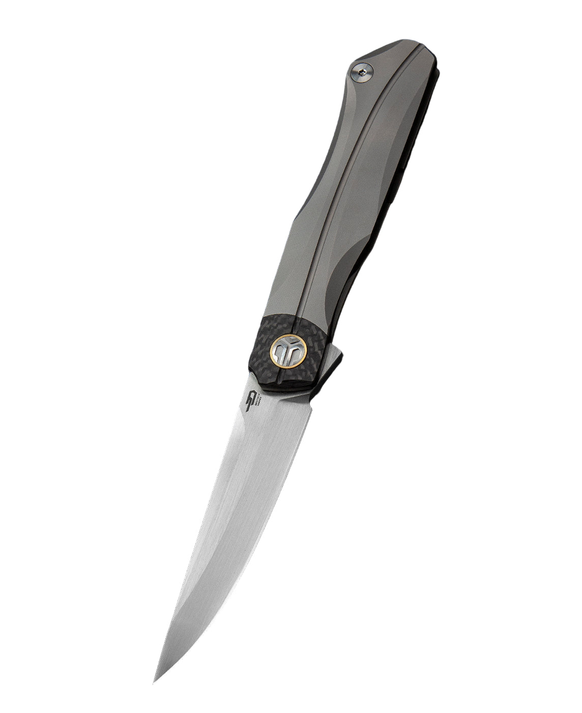 Bestech Thyra BT2106A M390 Blade Titanium+Carbon Fiber Inlay Handle Frame Lock Folding Knife