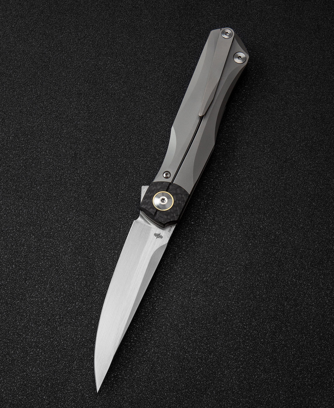 Bestech Thyra BT2106A M390 Blade Titanium+Carbon Fiber Inlay Handle Frame Lock Folding Knife