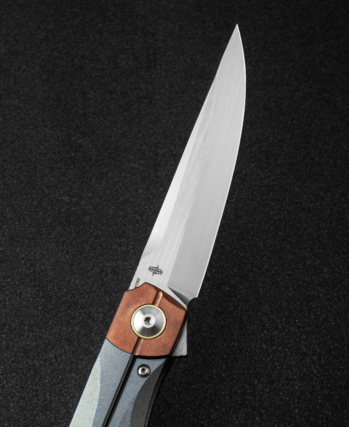 Bestech Thyra BT2106D M390 Blade Titanium+Red Copper Inlay Handle Frame Lock Folding Knife