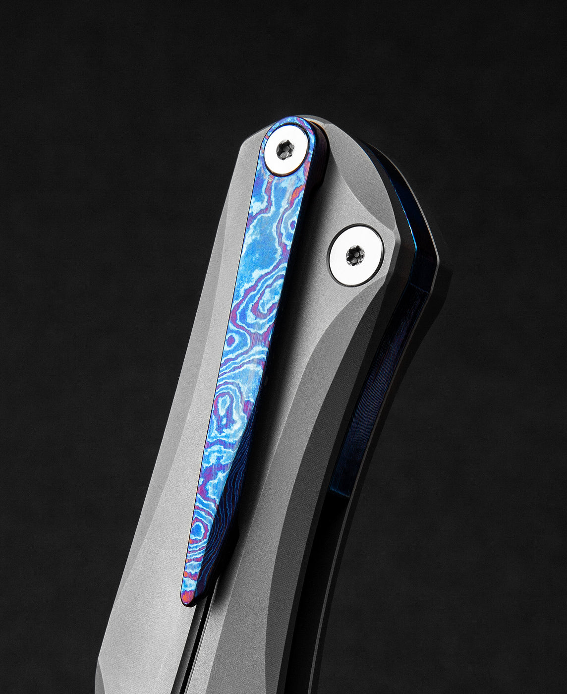 Bestech Thyra BT2106F M390 Blade Titanium+Timascus Inlay Handle Frame Lock Folding Knife