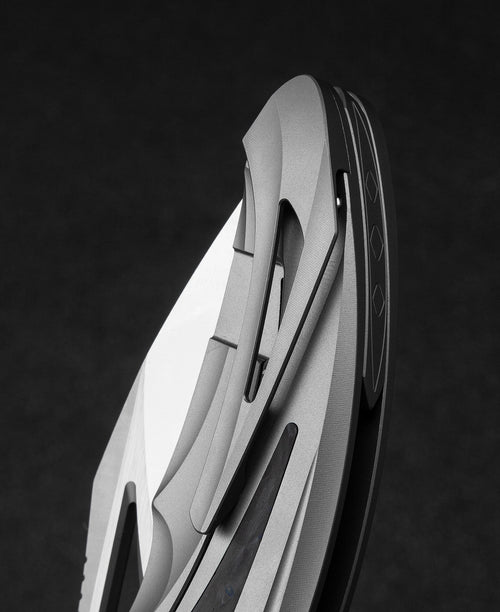 Bestech Nuke BT2107A M390 Blade Titanium+Black Blue Carbon Fiber Inlay Handle Frame Lock Folding Knife