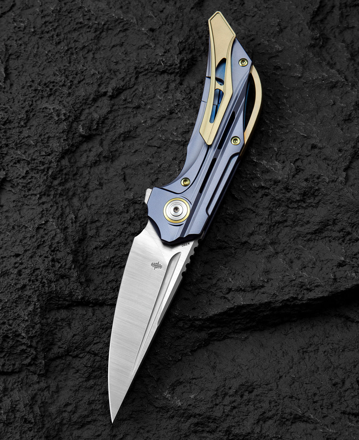 Bestech Vigil BT2201B M390 Blade Titanium Handle Frame Lock Folding Knife