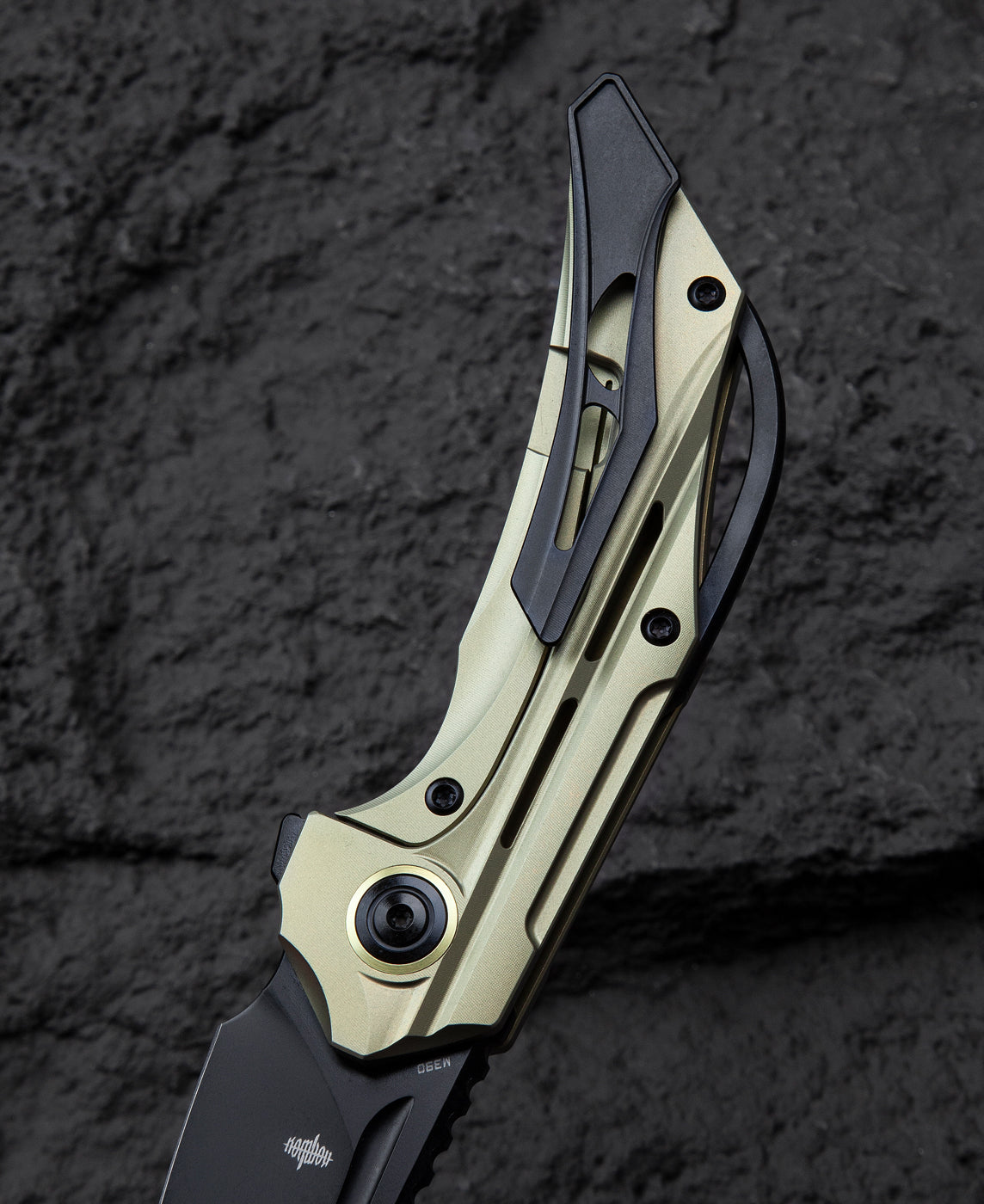 Bestech Vigil BT2201E M390 Blade Titanium Handle Frame Lock Folding Knife