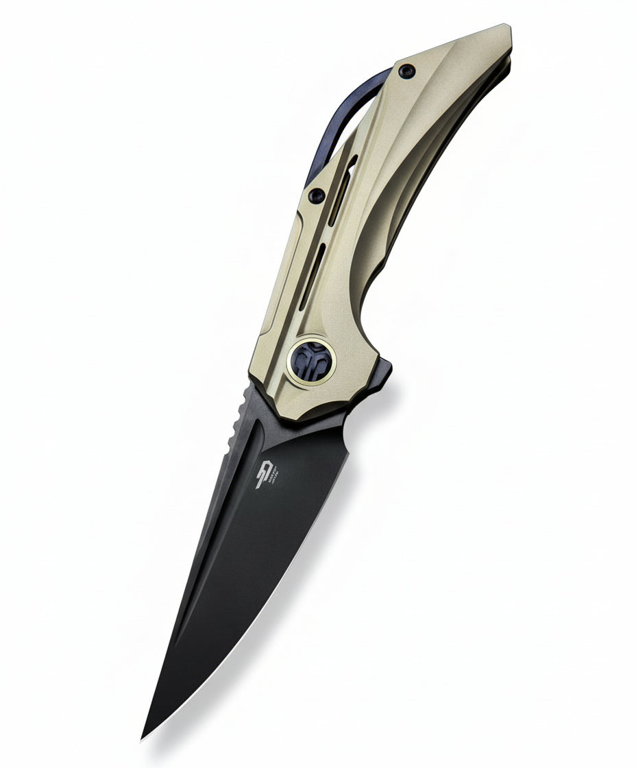 Bestech Vigil BT2201E M390 Blade Titanium Handle Frame Lock Folding Knife