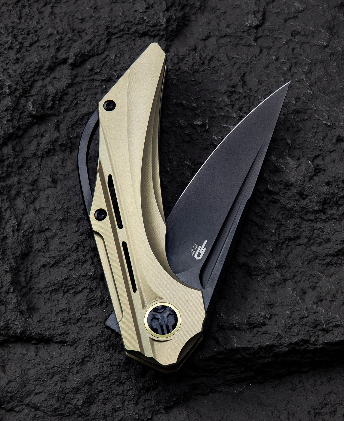 Bestech Vigil BT2201E M390 Blade Titanium Handle Frame Lock Folding Knife