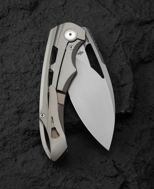 Bestech Fairchild BT2202A CPM-S35VN Blade Titanium Handle Frame Lock Folding Knife
