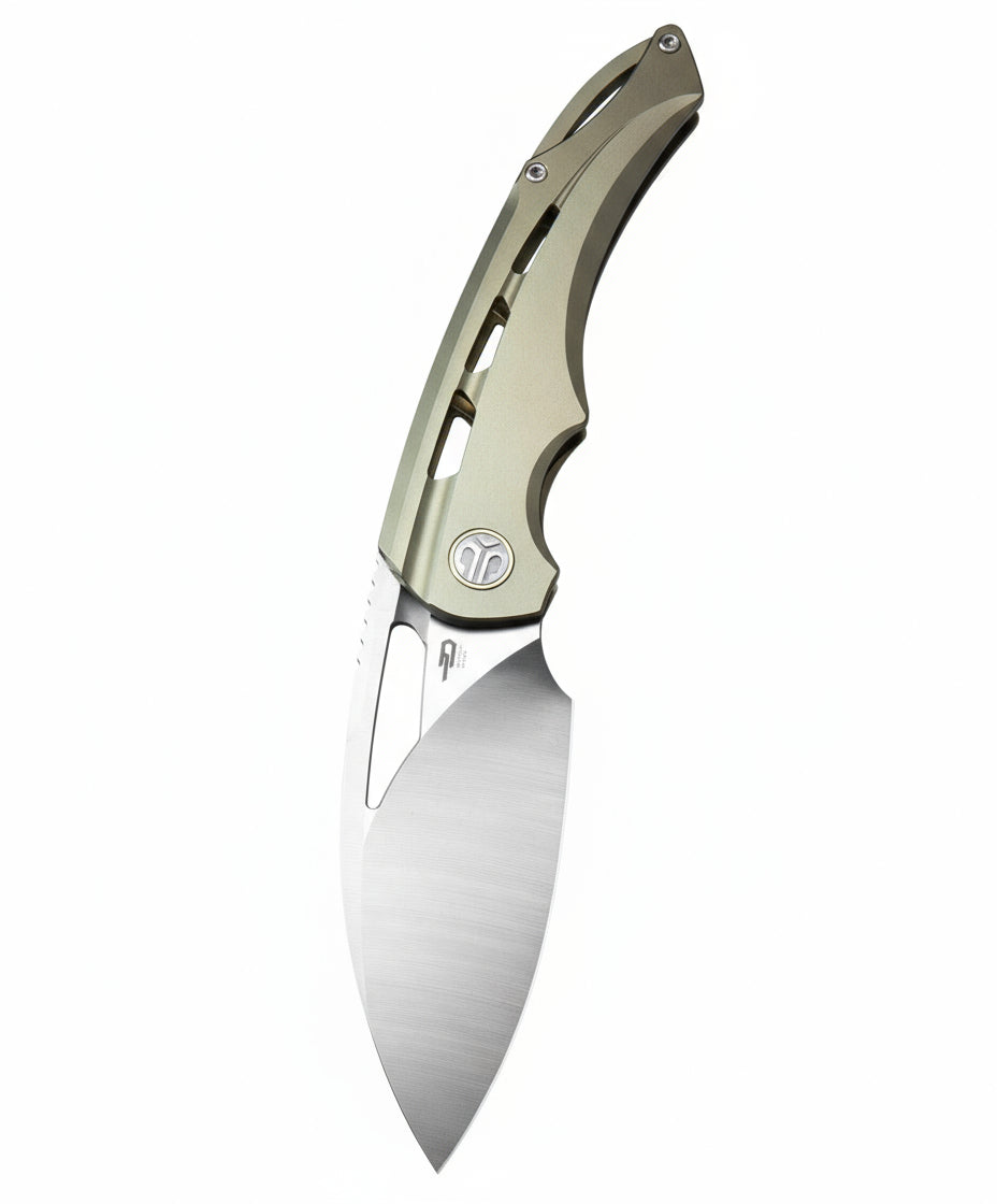 Bestech Fairchild BT2202D CPM-S35VN Blade Titanium Handle Frame Lock Folding Knife