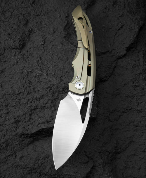 Bestech Fairchild BT2202D CPM-S35VN Blade Titanium Handle Frame Lock Folding Knife